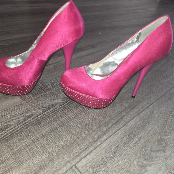 Pink Platform Heels - Picture 2 of 5